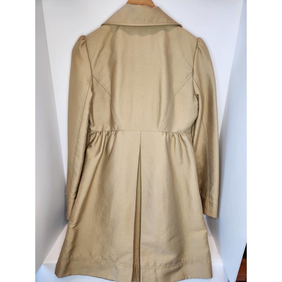 Kenneth Cole women's lightweight jacket.  Golden/Beige satin material. small - Picture 14 of 15